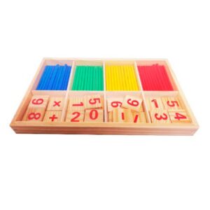 Palitos chinos matemáticos educativo Montessori