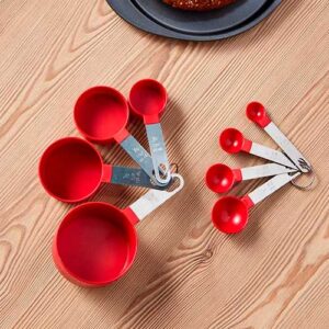 Cucharas y tazas medidoras PREMIUM para cocina, hornear, cocinar, juego de  herra