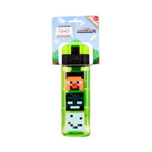 Stor Botella Robot con cierre 550 ml MineCraft original