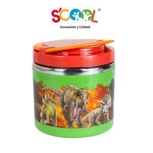 Termo de comida SCOOL 600 ml para Niño Jurassic Park