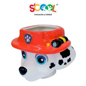 Taza 3D Cerámica Paw Patrol Marshall Scool 360 ml