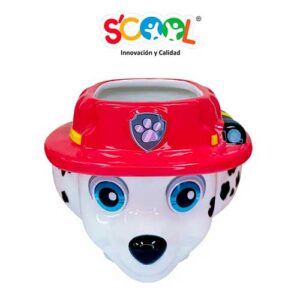 Taza 3D Cerámica Paw Patrol Marshall Scool 360 ml