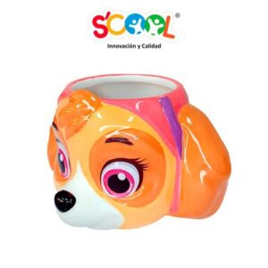 Taza 3D Cerámica Paw Patrol Skye Scool 500 ml