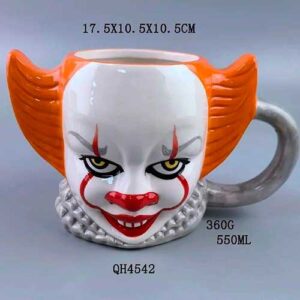 Taza Mug 3D Cerámica Payaso it Pennywise 400 ml