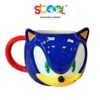 Taza 3D Cerámica Sonic Scool 500 ml