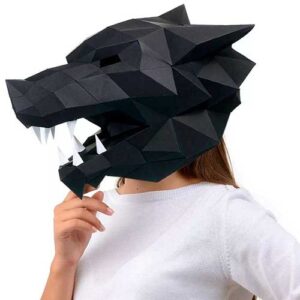 Máscaras Lobos Game Of Thrones Papercraft 3D