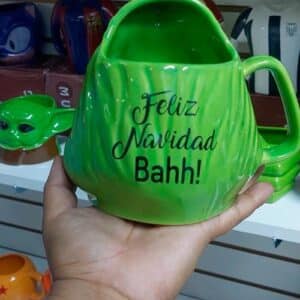 Taza 3D de cerámica Grinch navidad