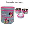 Set de taper de acero conservador x2 Minnie Disney