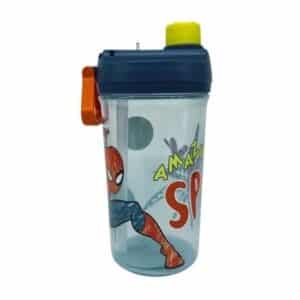 Botella Titanio Spiderman Doble Lid 560 ml