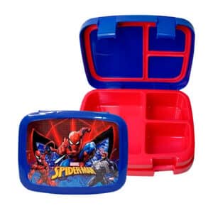 Taper antiderrame de comida para niño Spiderman