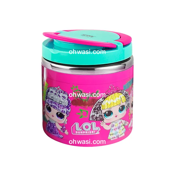 Termo Comida Infantil Scool 600 ml Lol Omg Rosado