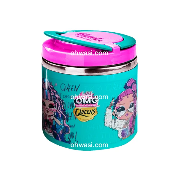Termo Comida Infantil Scool 600 ml Lol Omg Turquesa