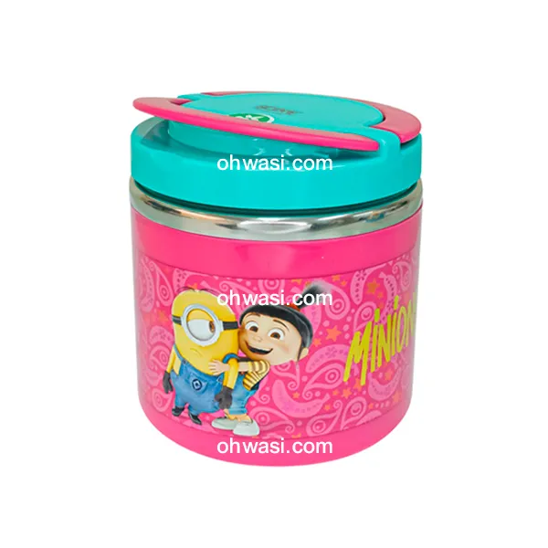 Termo Comida Infantil Scool 600 ml Minions Niña