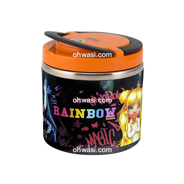 Termo Comida Infantil Scool 600 ml RainBow