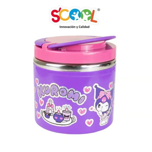 Termo Comida Infantil Scool 600 ml Kuromi