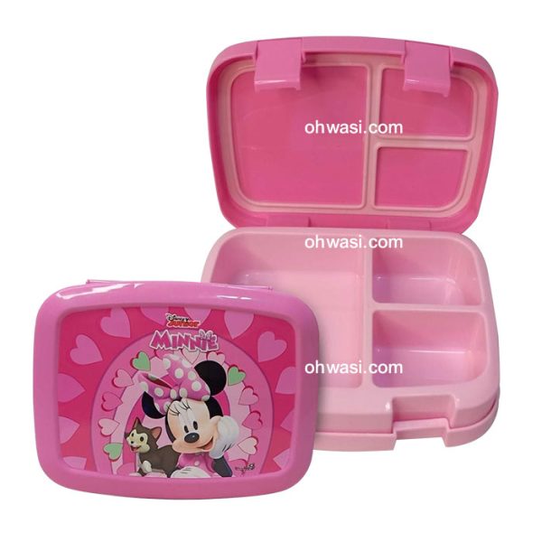 Taper antiderrame de comida para niña Minnie
