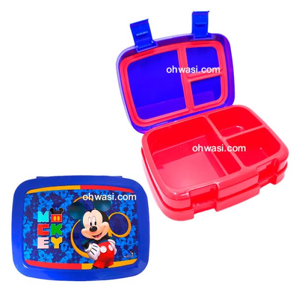 Taper antiderrame de comida para niño Mickey Mouse