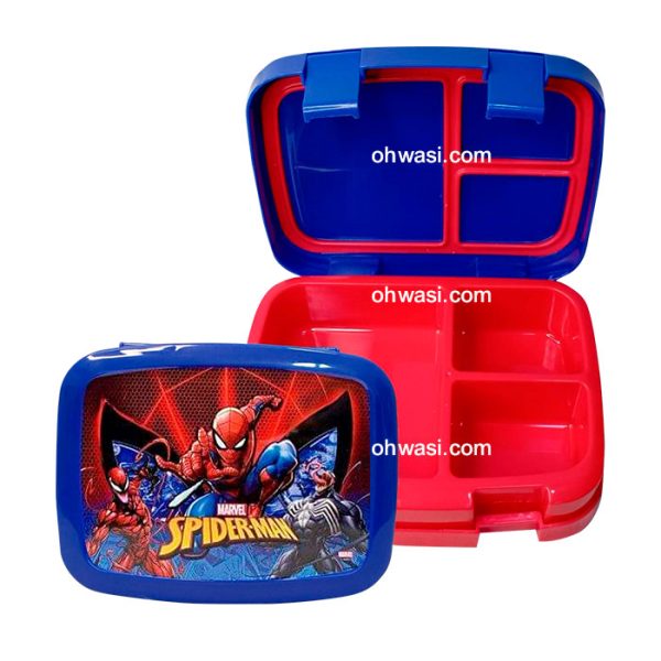Taper antiderrame de comida para niño Spiderman