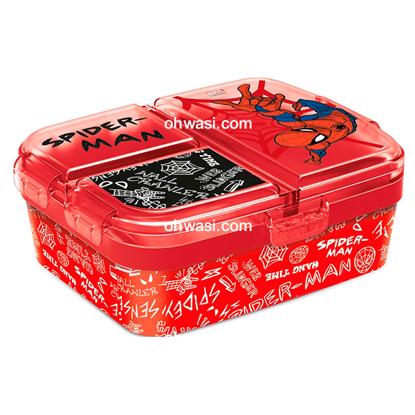 Taper infantil Spiderman XL con 4 divisiones