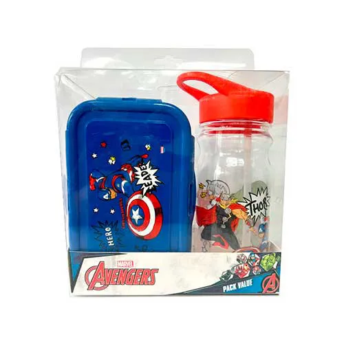 Pack Tomatodo y Taper Hermético Avengers