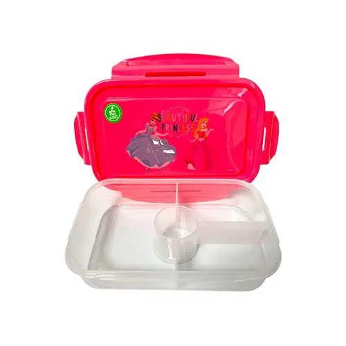 Taper Hermético con Divisiones Princesas 700Ml