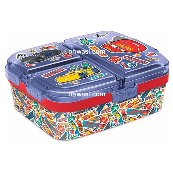 Taper infantil Cars XL con 4 divisiones