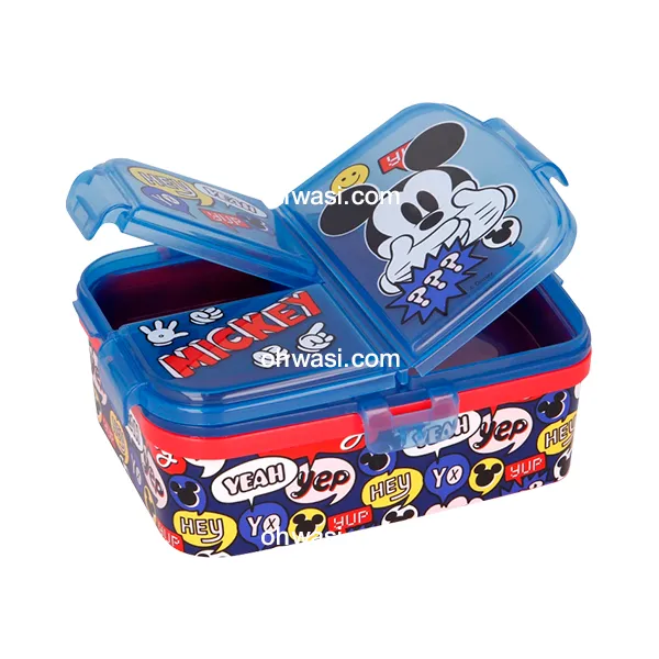 Taper infantil Mickey XL con 4 divisiones