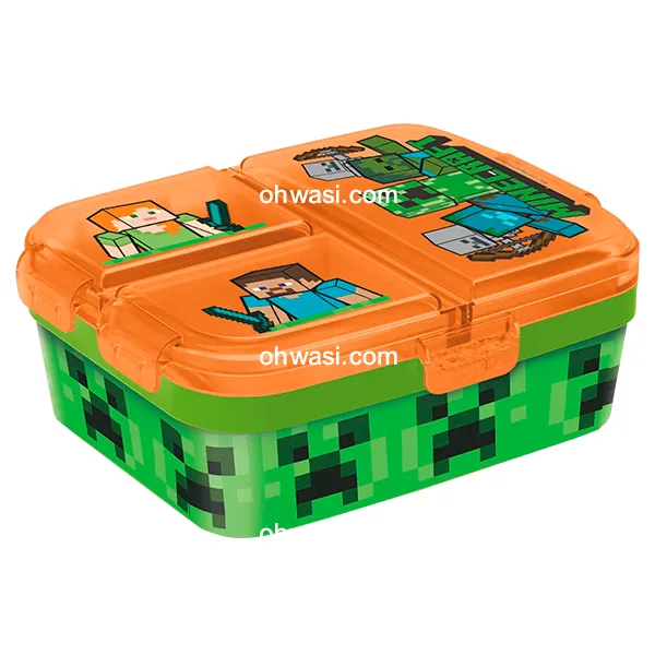 Taper infantil Minecraft XL con 4 divisiones