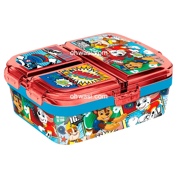 Taper infantil Paw patrol XL con 4 divisiones