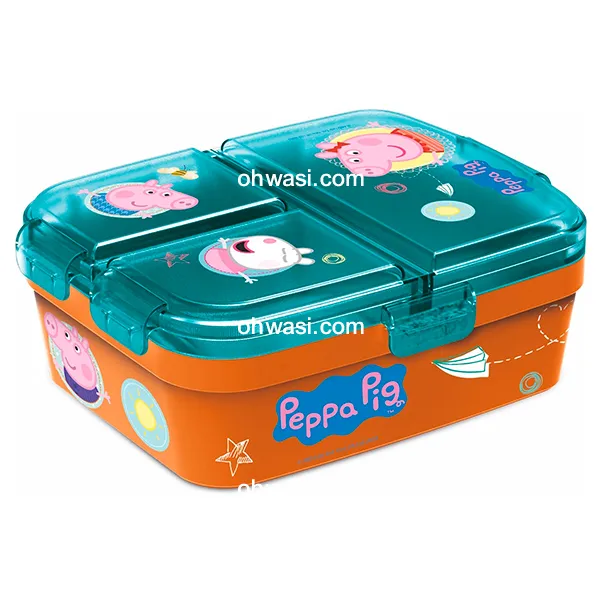 Taper infantil Peppa Pig XL con 4 divisiones
