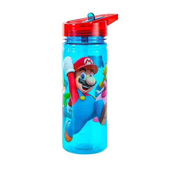 Tomatodo Botella Super Mario Bros 580ml con Cañita